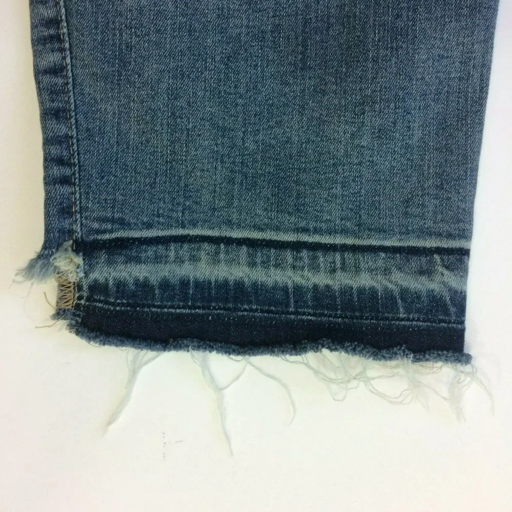 Lane Bryant Womens Plus Size 22 Jeans Skinny Floral Embroidered Distressed 47x30 - Picture 6 of 12